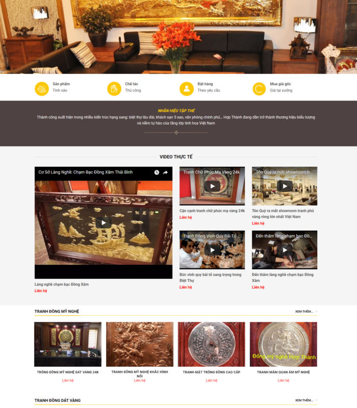 Giao diện web hợp thành