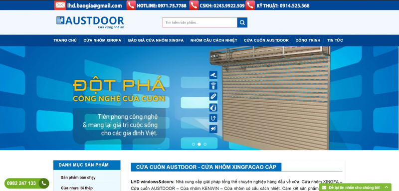 Thiết kế website cửa cuốn – giá rẻ chuẩn seo Thiết kế website cửa cuốn – giá rẻ chuẩn seo