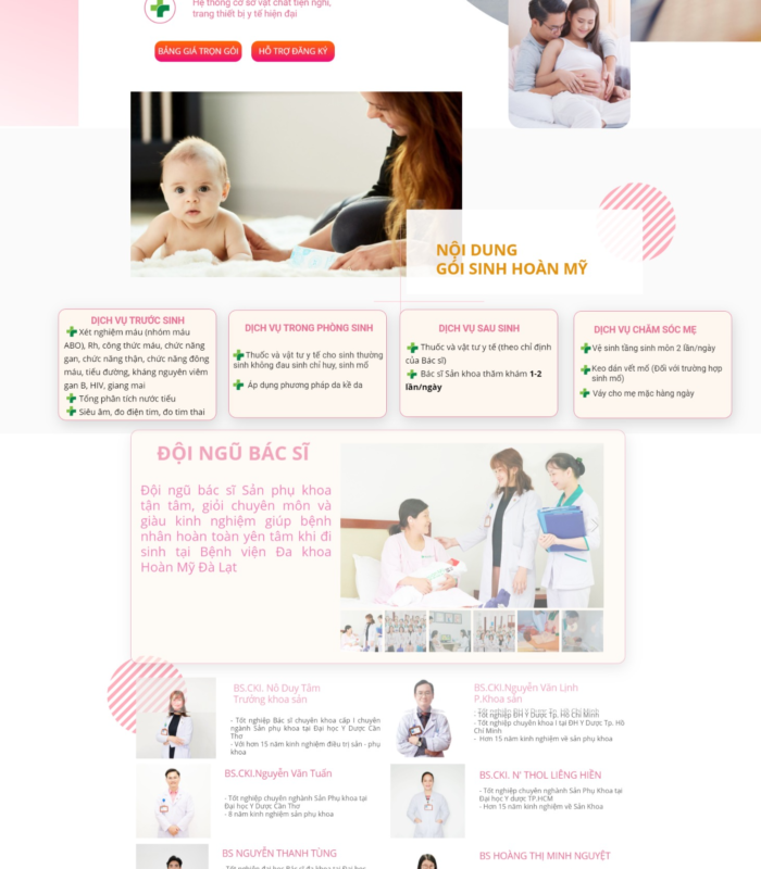 Giao diện mẫu landing page web quảng cáo ads