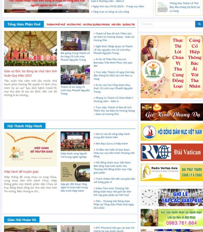 Mẫu giao diện website tin tức đẹp