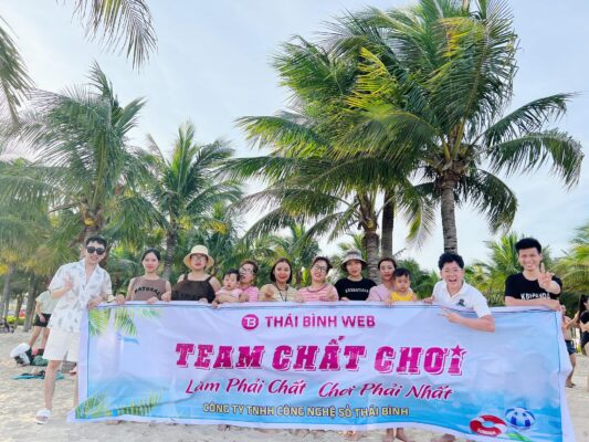 CÔNG TY THÁI BÌNH WEB Công Nghệ Số Thái Bình TỔ CHỨC DU LỊCH BIỂN CHO NHÂN VIÊN 2023