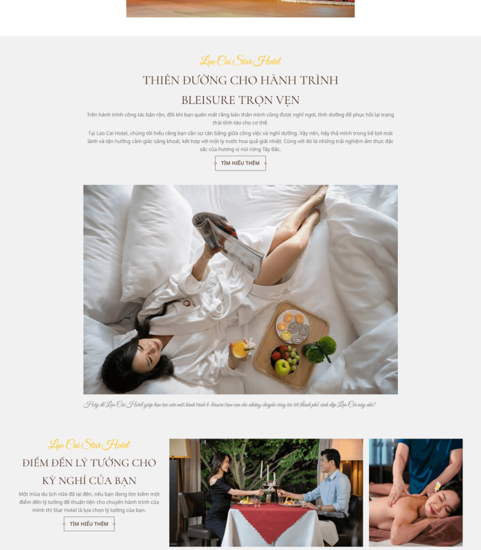 Thiết Kế Website Khách Sạn, Nhà Hàng Giao Diện Đẹp