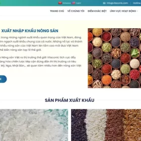 Trang website về Nông sản đẹp mắt, website công ty xuất khẩu nông sản đa ngành đẹp mắt Trang website về Nông sản đẹp mắt, website công ty xuất khẩu nông sản đa ngành đẹp mắt