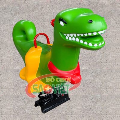 Thú nhún công viên khủng long bằng nhựa composite S12V18 Thú nhún công viên khủng long bằng nhựa composite S12V18