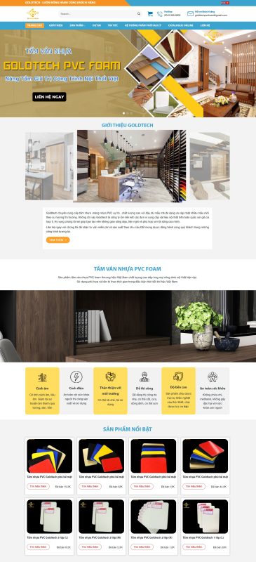 Thiết kế website tấm ván nhựa ,màng nhựa PVC Thiết kế website tấm ván nhựa ,màng nhựa PVC